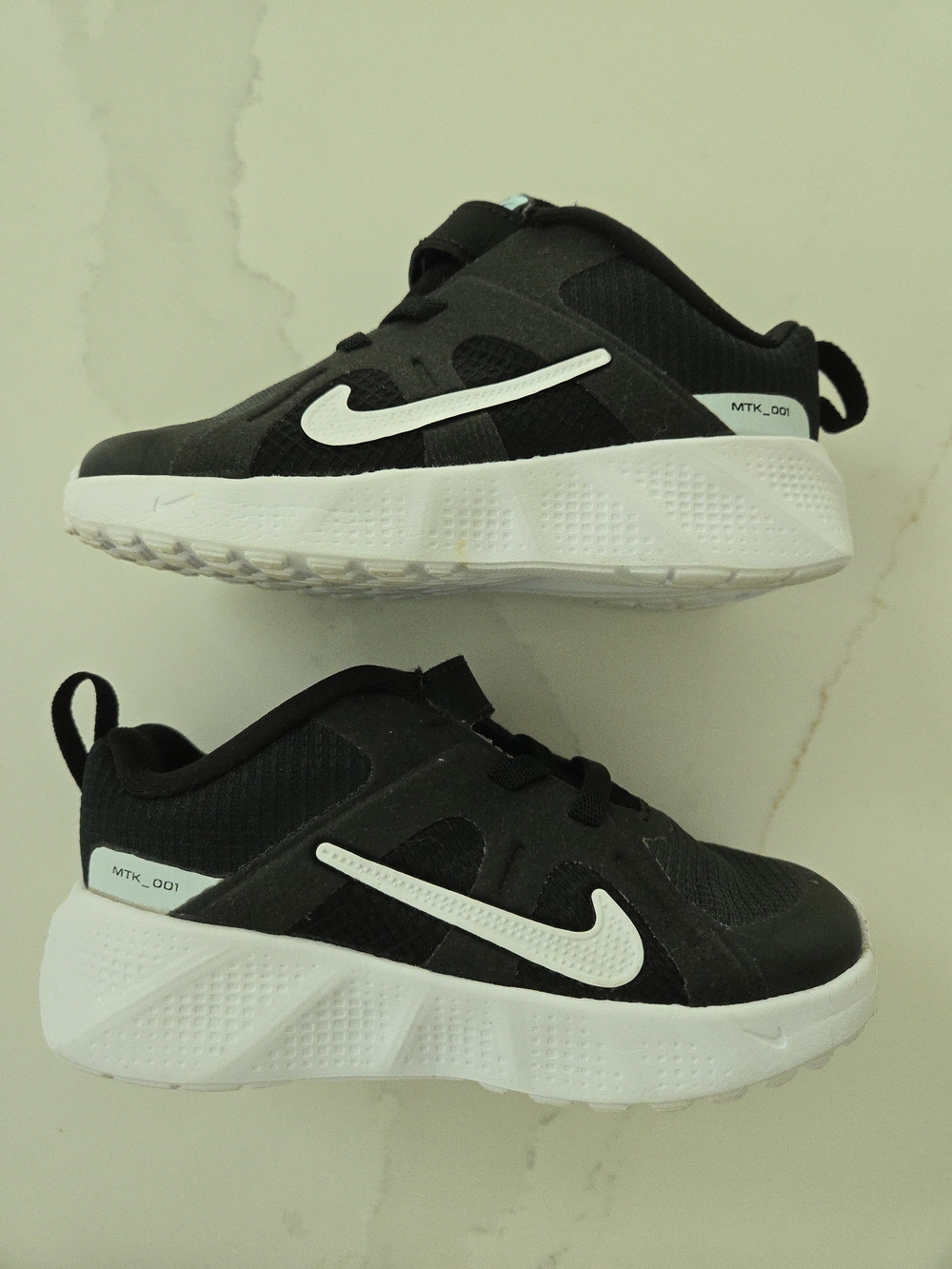 Nike MTK_001 Toddler Sneakers Black White Size 10C